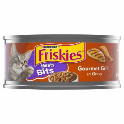 Cat Food, Meaty Bits Gourmet, 5.5 oz. Can