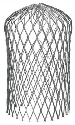 Mesh Gutter Strainer, Expandable, Aluminum, 3 In.