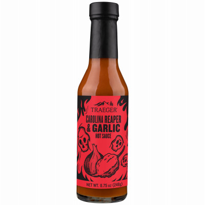 Carolina Reaper Peppers & Garlic Ultra-Hot Sauce, 8.75 oz.