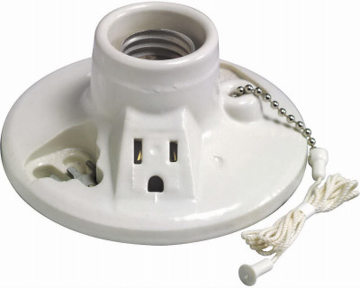 PORCELAIN LAMPHOLDER
