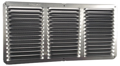 Mill-Finished Under Eave Cornice Vent, Aluminum, 16 x 8 In.