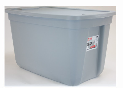 Gray Storage Tote, 20-Gal.