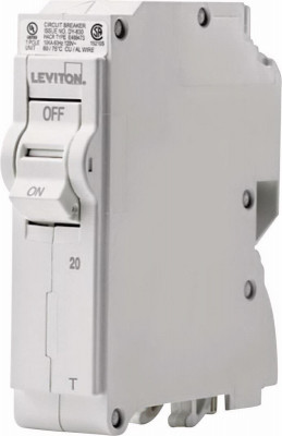 20A 1-POLE WHT BREAKER