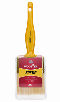 Paint Brush, Softip, Nylon/Polyester, 2.5-In.
