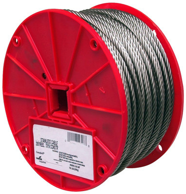 Stainless Steel Cable, 3/16 In. x 250 Ft.