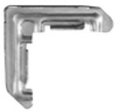 Screen Frame Corners, Miter, Metal, 3/4 x 3/8 In., 100-Pk.