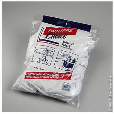 Bag of Unbleached White Rags, 1-Lb.