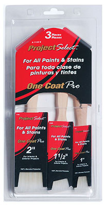 3-Pc. Pro Brush Set, 1-Coat