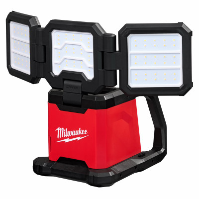 M18 Rover Dual Power Triple-Panel Flood & Area Light, AC/Battery Power