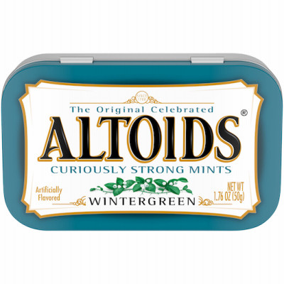 Wintergreen Mints, 1.76 oz. Tin (12 pieces)