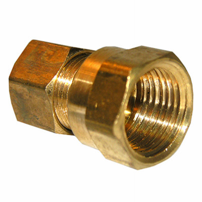 3/8 In. Compression x 3/8 In. FPT Brass Adapter