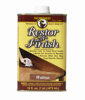 Restor-A-Finish Wood Finish, Walnut, 16 oz.