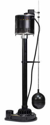 Pedestal Sump Pump, Plastic Housing, 3,600 GPH, 1/3 HP