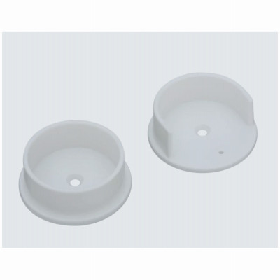Closet Rod Pole Socket Set, Plastic, Pr.