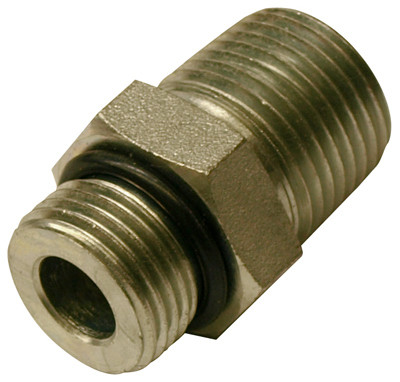 Hydraulic Adapter, 3/8-In. Male 0-Ring Boss x 3/8-In. MP