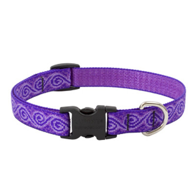 Dog Collar, Adjustable, Jelly Roll, 3/4 x 13 to 22 In.