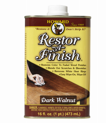 Restor-A-Finish Wood Finish, Dark Walnut, 16 oz.