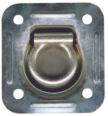 Square Flip Ring Anchor, Recessed, 4-7/16 x 4-13/16 In. (8 pieces)