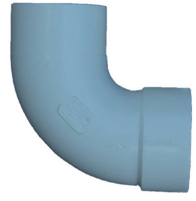 Schedule 30 DWV Sanitary 90-Degree Street Elbow, 3 In.