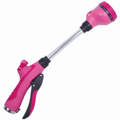 8-Pattern Watering Wand, 15 In. Reach, Red