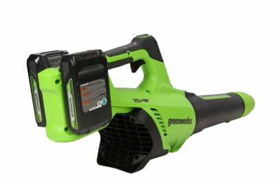 48V (2x24V) 515 CFM Cordless Battery Leaf Blower w/ (2) 2.0Ah USB Batteries & Charger