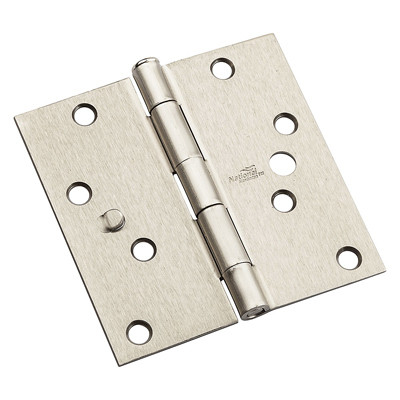 Security Hinge, Satin Nickel, 4 In.