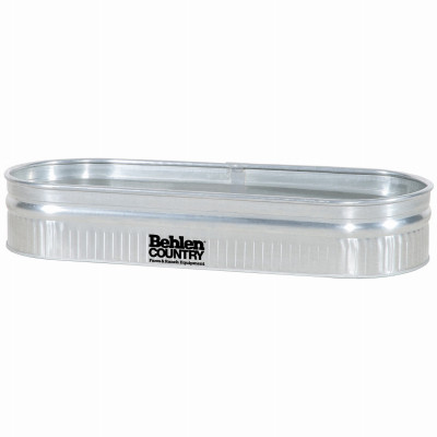 Stock Tank, Galvanized, 2 x 1 x 6 Ft., 70 Gallons