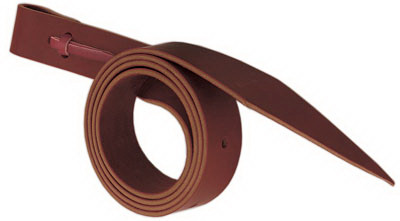 Horse Cinch Latigo, Burgundy Leather, 1-3/4 x 72 In.