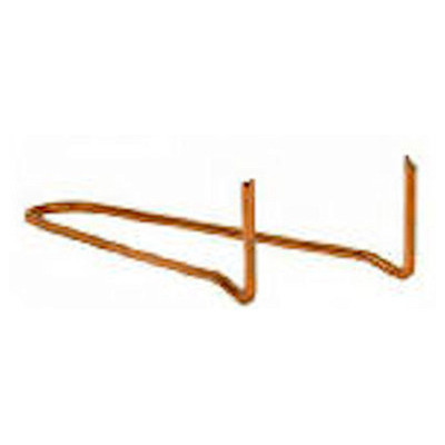 Wire Pipe Hook, Copper Coated Steel, 1/2 x 6 In. (50 pieces)