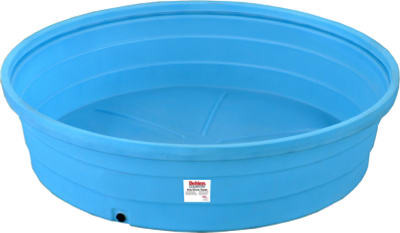 Stock Tank, Polyethylene, 8 Ft. Round, 625 Gallons