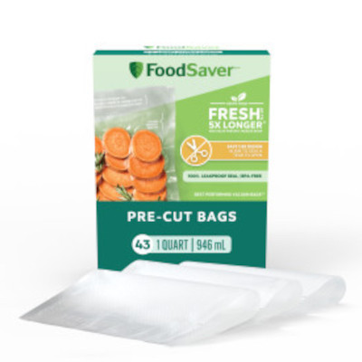 43CT QT FoodSaver Bags