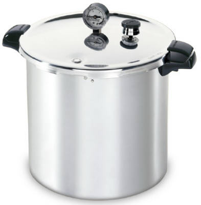 Aluminum Pressure Cooker With Rack, 16-Qt.