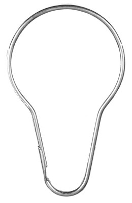 Shower Curtain Rings, Metal, 12-Pk.