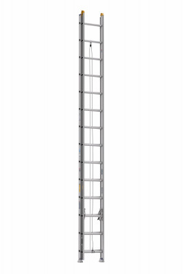 Werner 28 Ft. Aluminum Extension Ladder with 250 Lb. Load Capacity Type I Duty Rating
