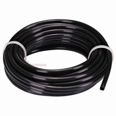 Water Supply Tubing, Black Polyethylene, 1/4-In. x 25 Ft.