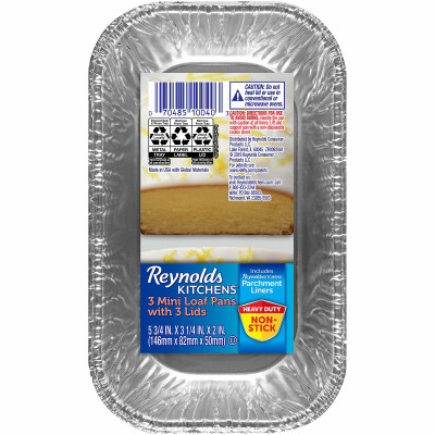 Mini Loaf Pans with Lids, 3-Pk. (12 pieces)