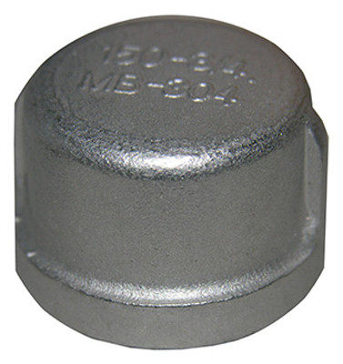 Stainless Steel Pipe Cap, 3/4 In.