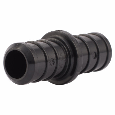 Poly Pex Pipe Coupling, Alloy Barb, 1/2 In., 5-Pk.