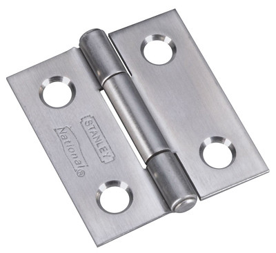 1-1/2 In. Stainless Steel Narrow Tight Pin Light-Duty Hinge