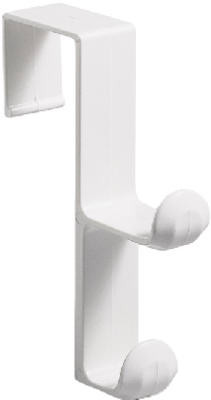 Over-The-Door Double Hook, Plastic