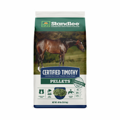 Certified Weed-Free Timothy Grass Pellets, 40-Lbs.