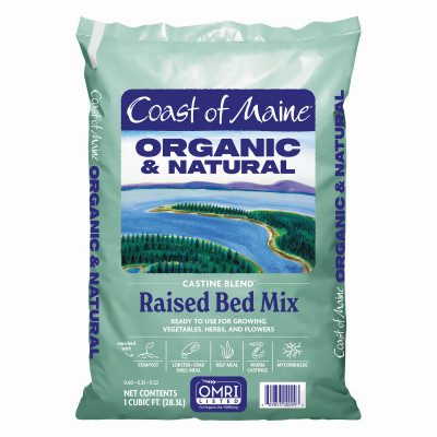 Castine Blend Organic & Natural Raised Bed Mix, 1 Cu. Ft.