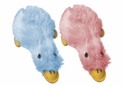 Duckworth Squeaky Dog Toy, 4-In. Plush (3 pieces)