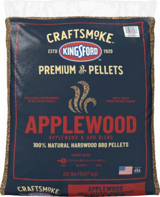 Kingsford Craftsmoke Premium Pellets, BBQ Pellets for Grilling, Applewood, 20 Pounds