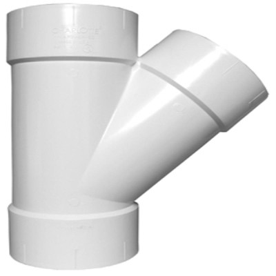 Schedule 40 DMV Pipe Wye, 1-1/2 In.