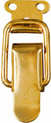 Brass Cabinet Catch,  2-1/4 x 7/8 In., 2-Pk.