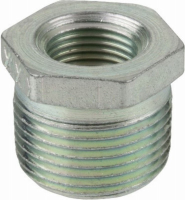 Galvanized Pipe Hex Bushing, 3 x 2 In.