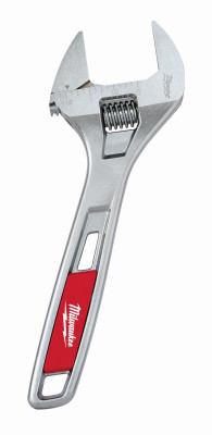 Wide Jaw Adjustable Wrench, 8 In.