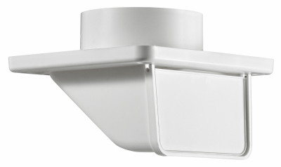 4 In. Plastic Soffit Exhaust Vent, White