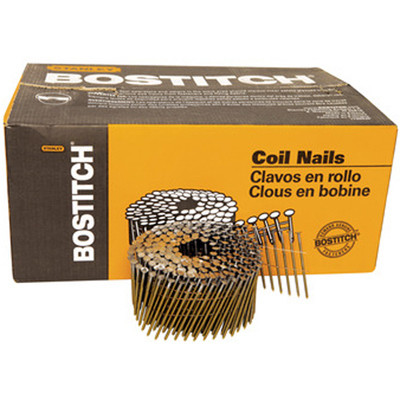 Collated Coil Framing Nails, 2-1/2 x .090 In. Galvanized Ring Shank, 3,600-Ct.